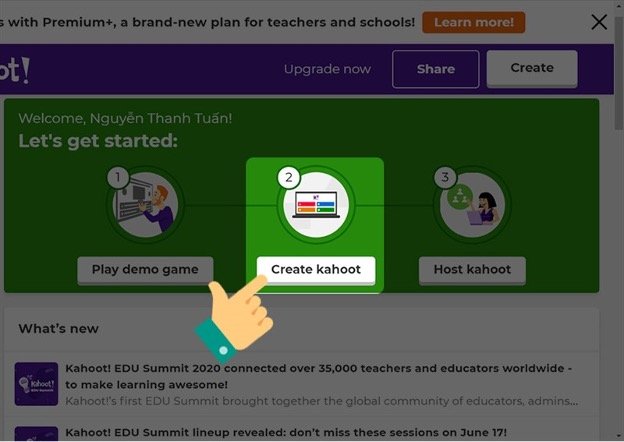 Hướng dẫn sử dụng, cách tạo game trên Kahoot đơn giản dễ dàng